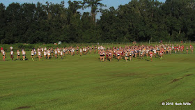 Start of a cross-country race