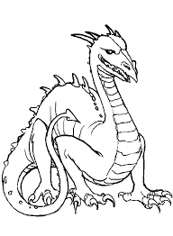 Best free printable challenging dragon coloring pages