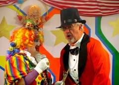 1602120 Feb 09 Ringmaster With A Clown Skyla & Dave