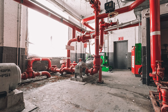 automatic foam system maintenance room