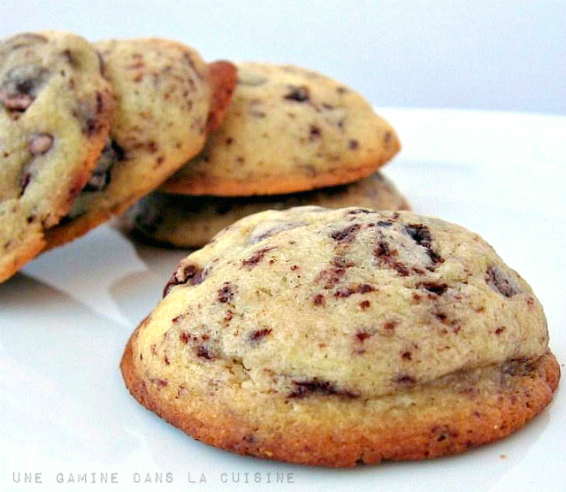 Cream Cheese-Chocolate Chip Cookies ~ une gamine dans la cuisine