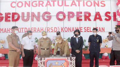 Tingkatkan Pelayanan Kesehatan, Bupati Surunuddin Resmikan Gedung Operasi RSD