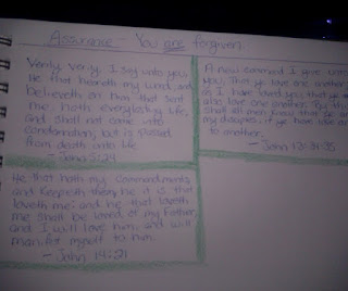 Day 1 of our guided Scripture Journaling on assurance. Join Grace 4 Me & U everyday this week as we are reminded that God loves us and offers us salvation. | Grace 4 Me & U