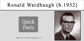 Ronald Wardhaugh Quick Facts