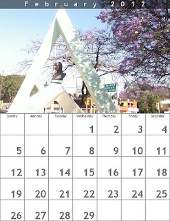 Calendario Febrero  2012