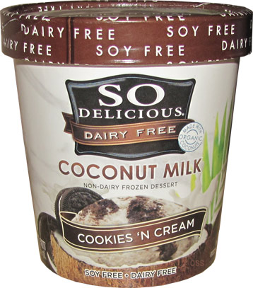 On Second Scoop: Ice Cream Reviews: So Delicious Cookies 'N Cream Coconut Milk Non-Dairy Frozen Dessert