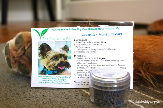 the nurturing paw dog treat recipe with lavender