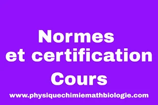 Cours de Normes et certification PDF