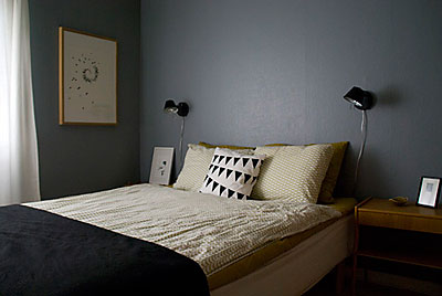 Grey bedroom