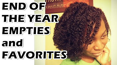 End of Year Natural Hair Products Empties and Favorites