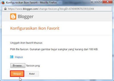 Cara Mengganti Favicon Di Blog Pada Blogger Terbaru