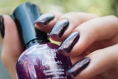 Megan Miller Velvet Lounge + KLEANCOLOR  Chunky Holo Purple