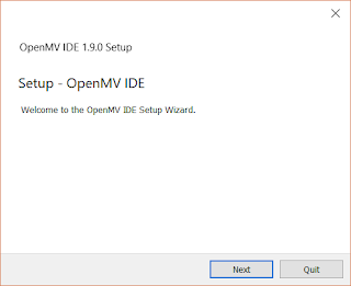 The OpenMV IDE Setup Wizard