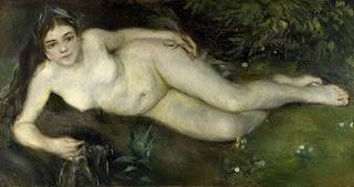 A Nymph by a Stream, 1869-70