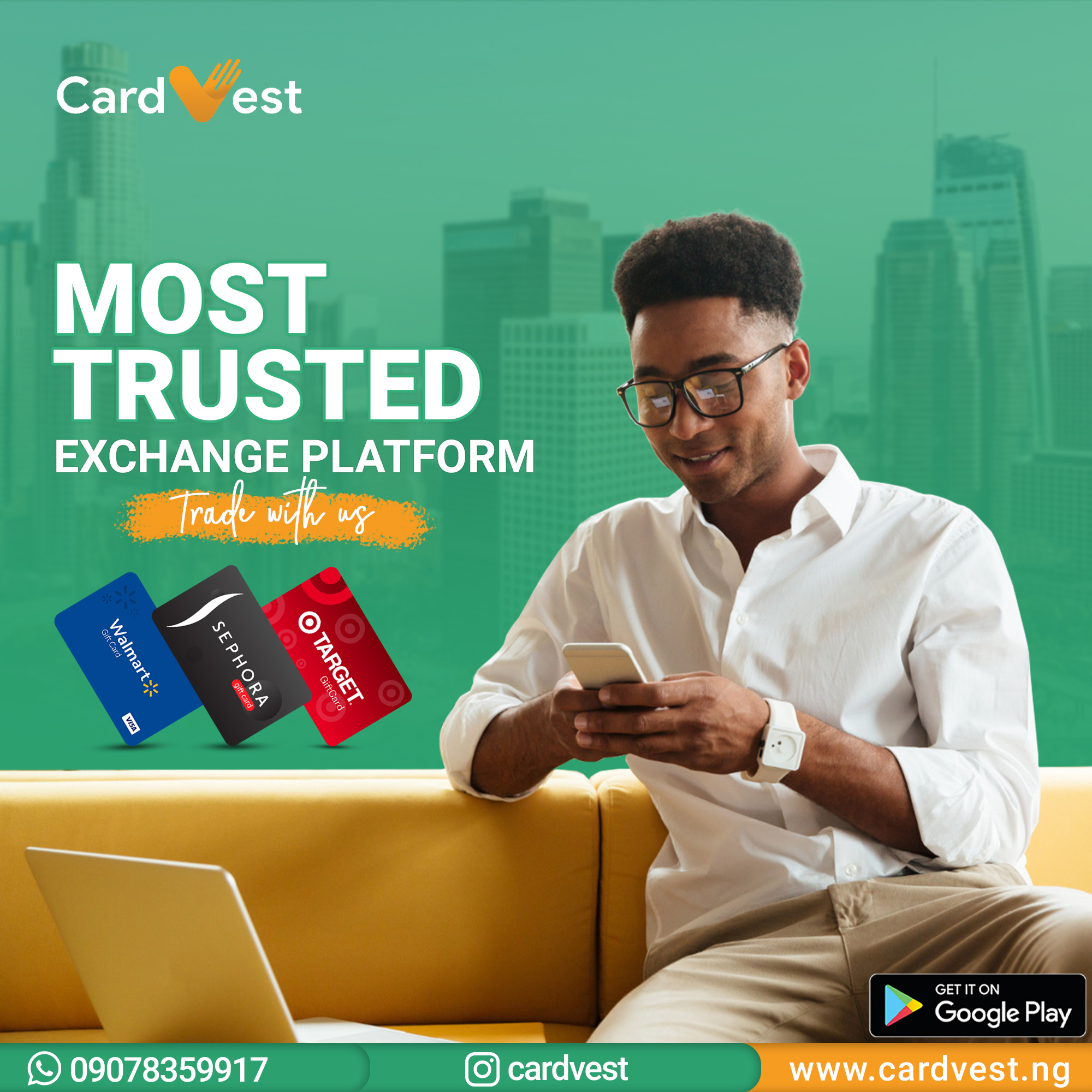 What you need to know about CardVest App- Sell Giftcards in Nigeria