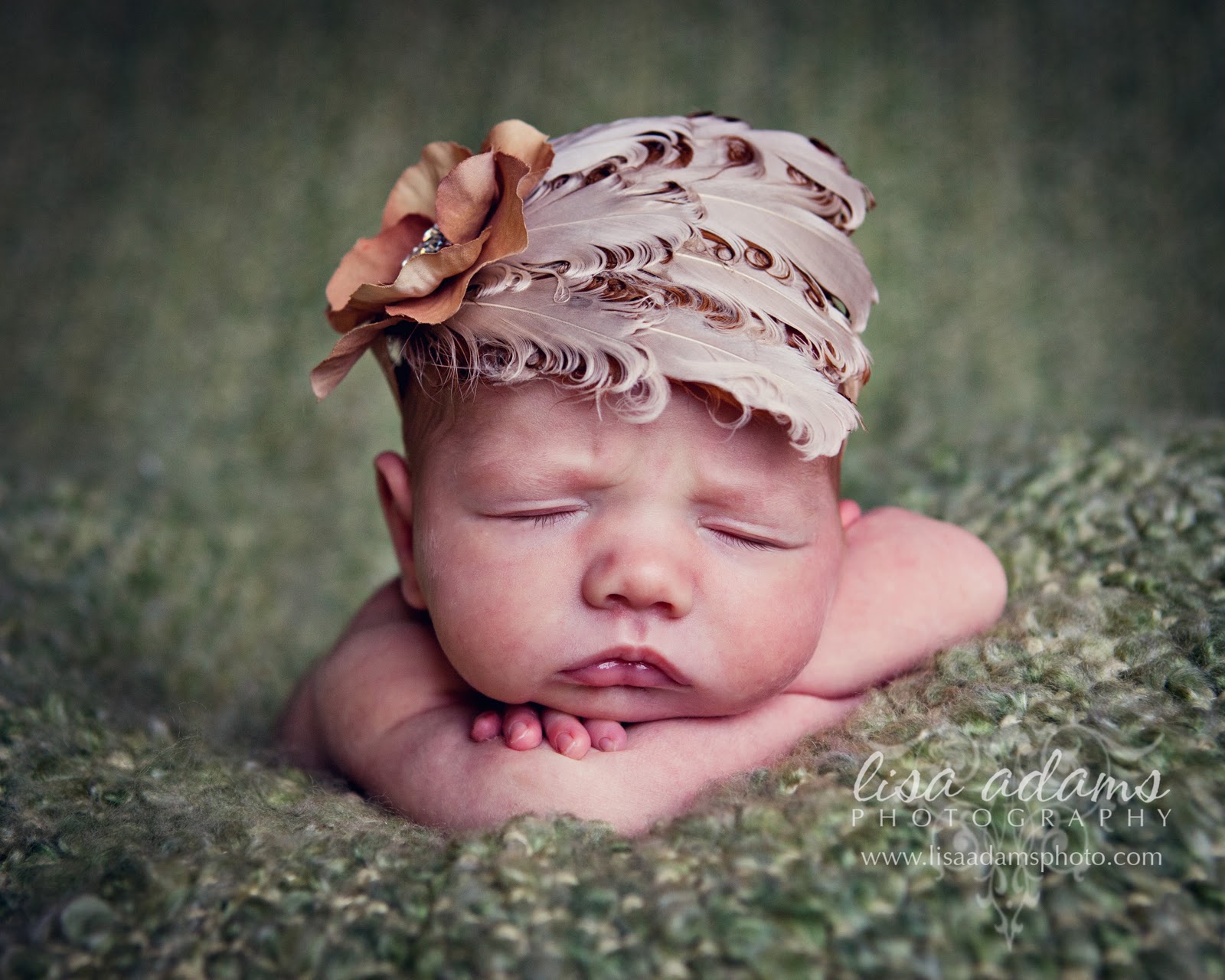 cute newborn baby girl