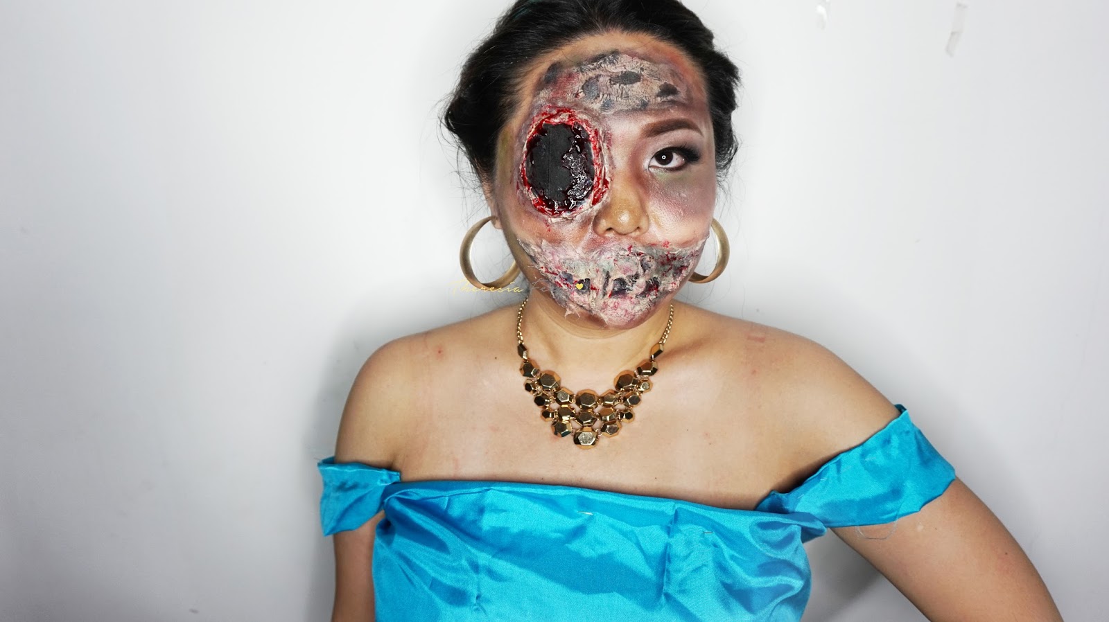 PART 2 EASY HALLOWEEN INSPIRED LOOK ZOMBIE PRINCESS JASMINE