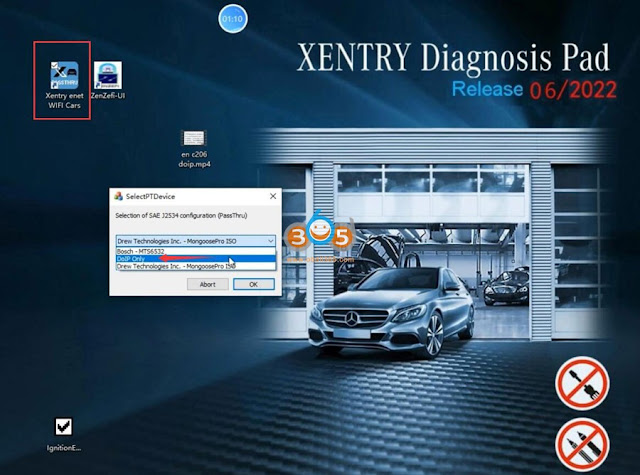 Set up VXScan ENET Adapter with Xentry Passthru 2