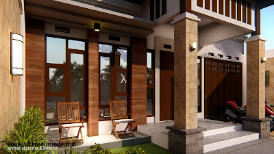 Desain rumah modern tropis