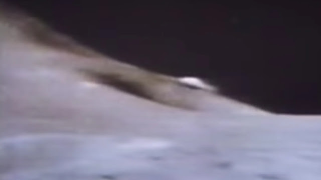 Video evidence of Extraterrestrial craft's watching the Apollo astronauts on the Moon.