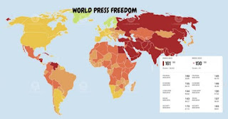 India slips in ‘2023 World Press Freedom Index’, ranks 161 out of 180 nations