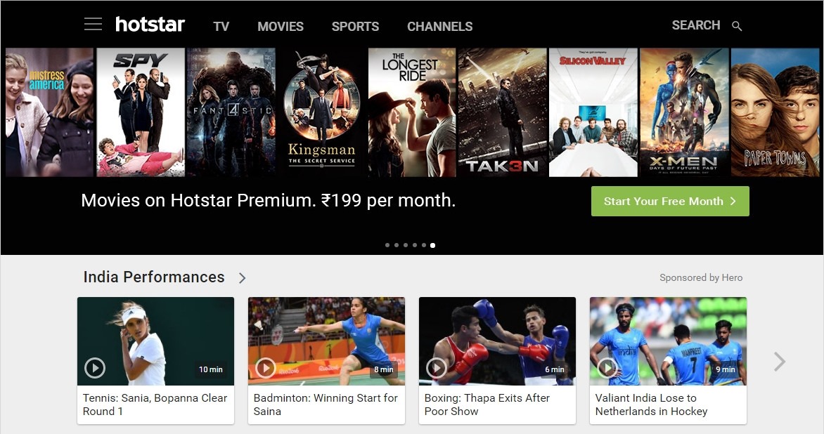 hotstar premium account free