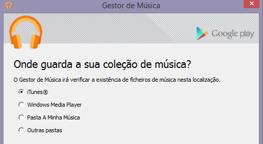 carregar músicas para o Google Play Music