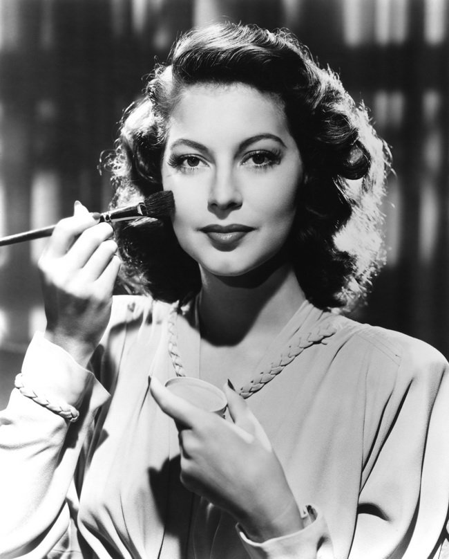 Ava Gardner above has long been labeled as one of the loveliest women to