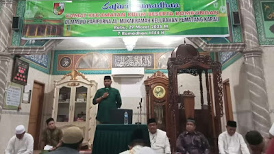 Safari Ramadhan Perdana Camat Kulim Raja Faisal Imbau Masyarakat Perangi LGBT 