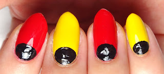 Mickey Head Nails