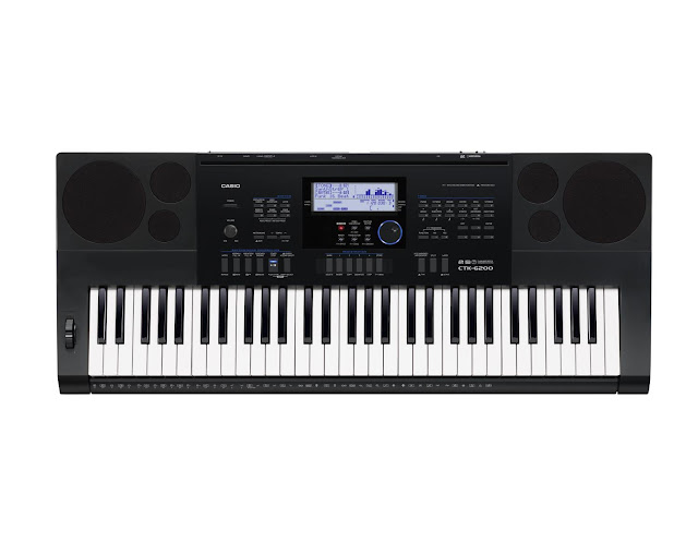 Đàn Organ Casio CTK-6200 với chức năng thu âm, trộn âm, sửa tiếng, sửa điệu, làm điệu nhạc phù hợp với nhu cầu thưởng thức âm thanh âm nhạc của bạn