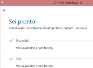 vedi se il pc è pronto per windows 10