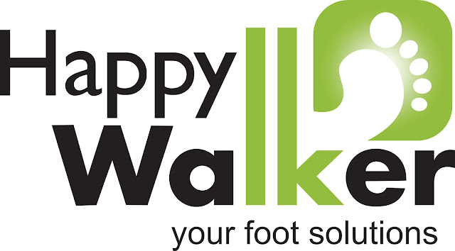 Happy Walker Shoe Logo Design