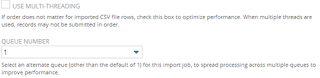 Multiple threads and Multiple Queus for CSV Import Jobs