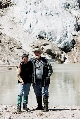 Jim & I resting from a hike in the Bugaboo Mountains - summer of 2002