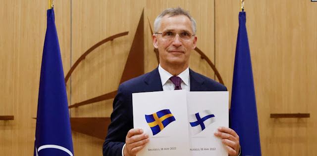Sweden and Finland Express Desire to Join NATO