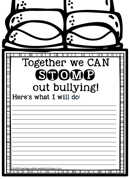 http://www.teacherspayteachers.com/Product/STOMP-out-Bullying-FREEBIE-1482453