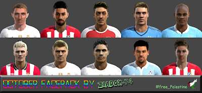 PES 2013 October Facepack by ZiadOx-74