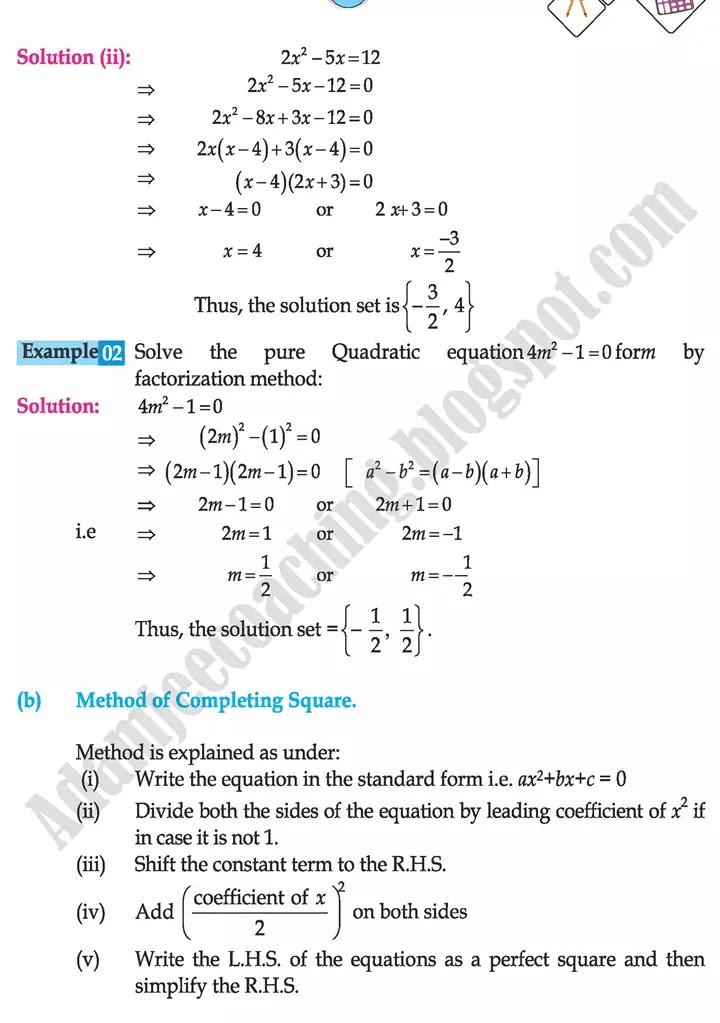 quadratic-equations-mathematics-class-9th-text-book