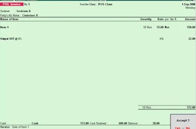 POS Invoice Entry