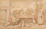 Dog Fighters Club by Thomas Rowlandson - Genre Drawings from Hermitage Museum