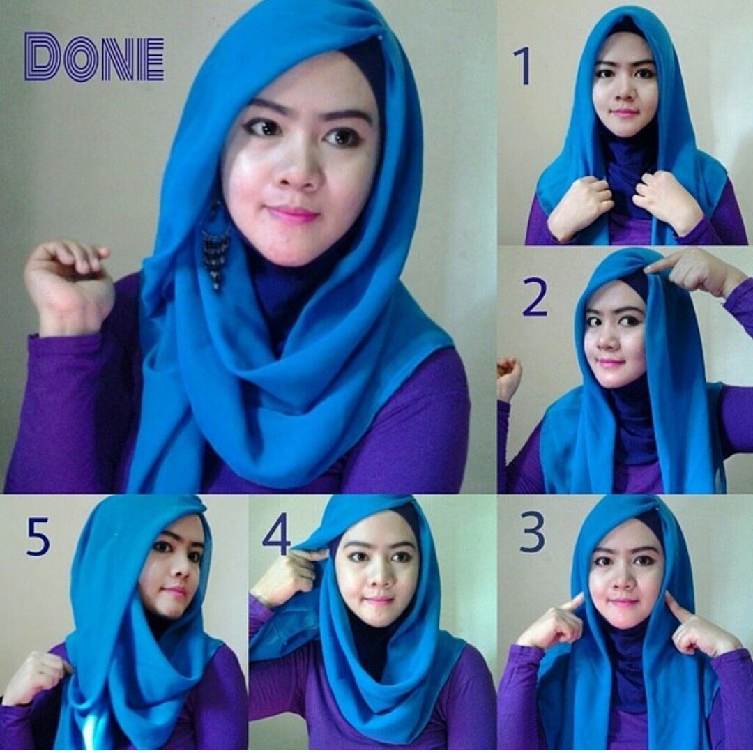 Cara Pakai Hijab Segi Empat Simple Dan Cantik Untuk Kamu Yang