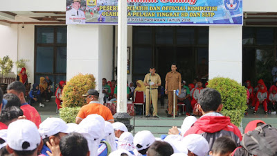 780 Pelajar Bertarung di Kompetisi Olahraga Pelajar tingkat Kota Pariaman tahun 2018