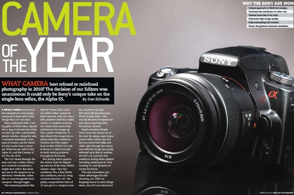 Camera of the Year 2010