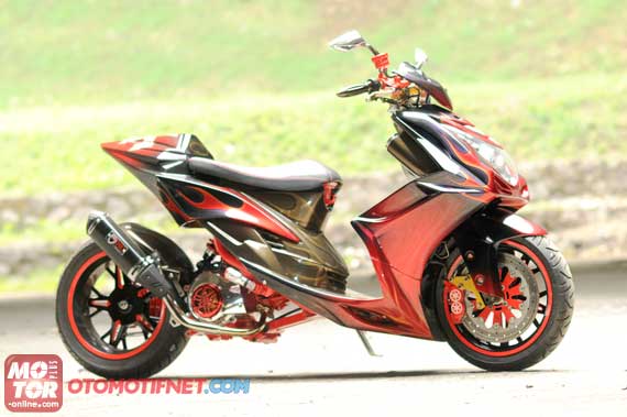  Modifikasi Motor Yamaha 2019 Modif Mio Soul Gt Hitam 