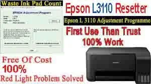 Epson L3110 Resetter Setup And Keygen Free Download 2020