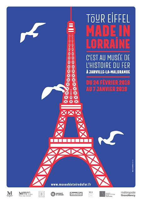 JARVILLE-LA-MALGRANGE (54) - Musée du Fer : Exposition "Tour Eiffel made in Lorraine" (24 fév. 2018 - 7 janv. 2019)