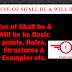 How to Use of Shall have/Will have [Rules, Structures, Examples]