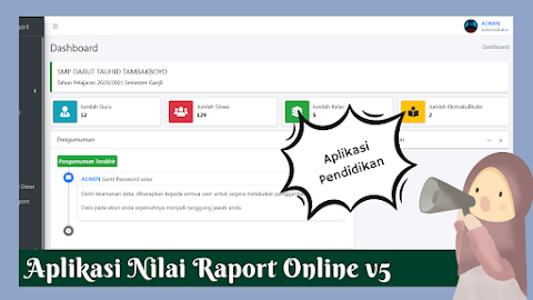 Aplikasi Nilai Raport Online v5