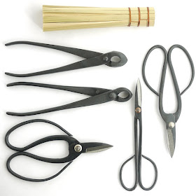 Bonsai Set - Traditional Bonsai Shear and Brush Set